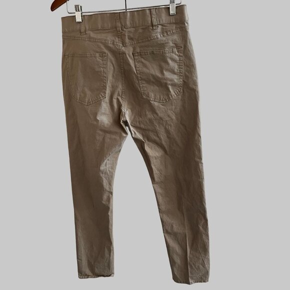 Members Mark Mason 5 Pocket Pants Mens 32x32 Khaki Straight Fit Chino - Picture 4 of 7